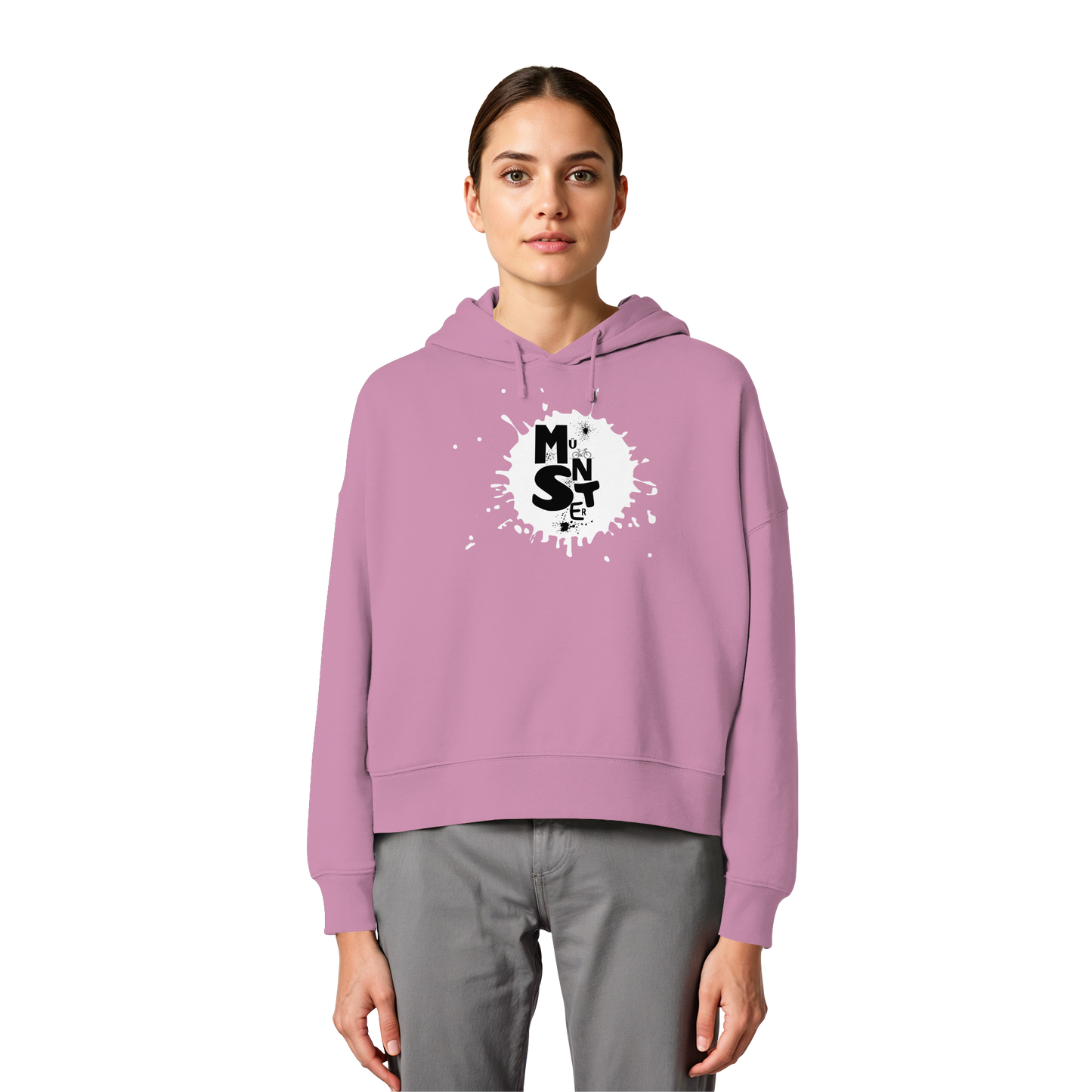 MÜNSTERFLECK! - Women's Organic Boxcut Hoodie