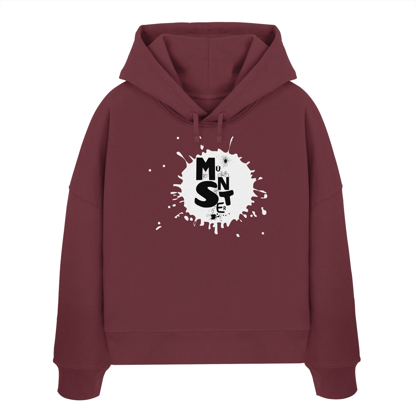 MÜNSTERFLECK! - Women's Organic Boxcut Hoodie