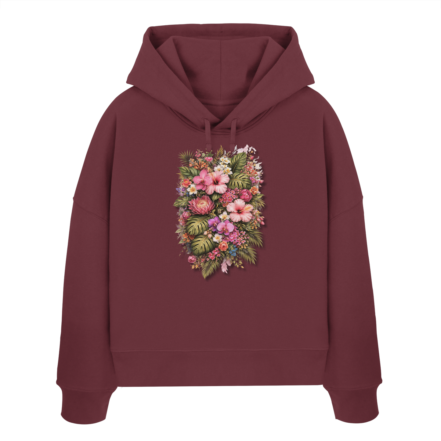FLOWERPOWER! - Women's Organic Box Cut Hoodie