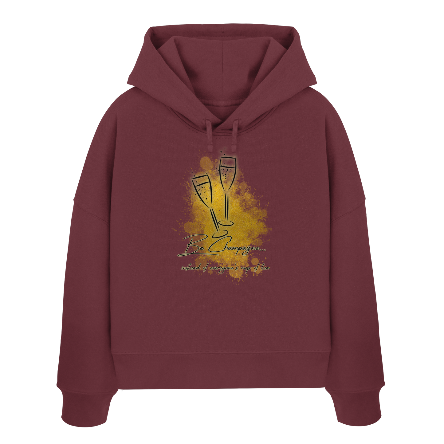 CHAMPAGNE! - Women's Organic Boxy Hoodie