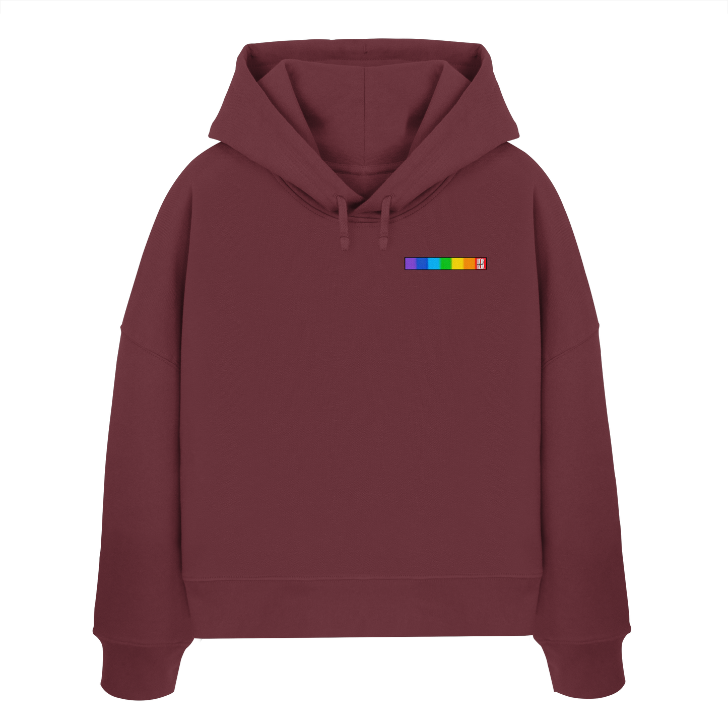 RAINBOWANDALLIES! - Womens Organic Boxcut Hoodie