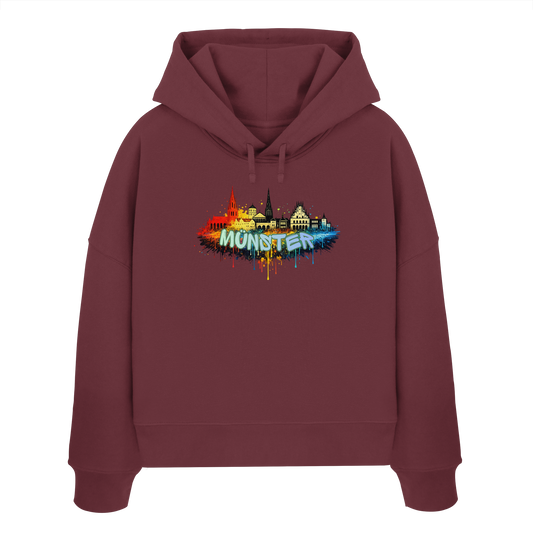 MÜNSTERSPRAY! - Womens Organic Boxcut Hoodie