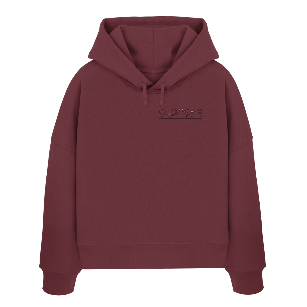 CREWLOVE! - Womens Organic Boxcut Hoodie