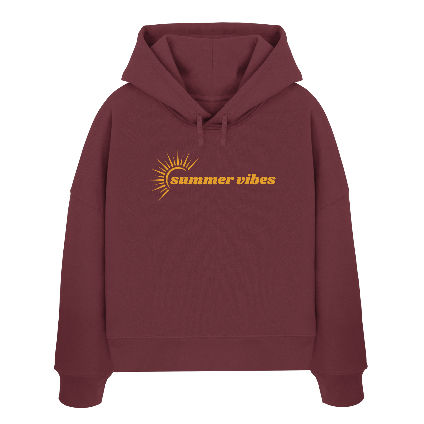 SUMMERVIBES! - Womens Organic Boxcut Hoodie