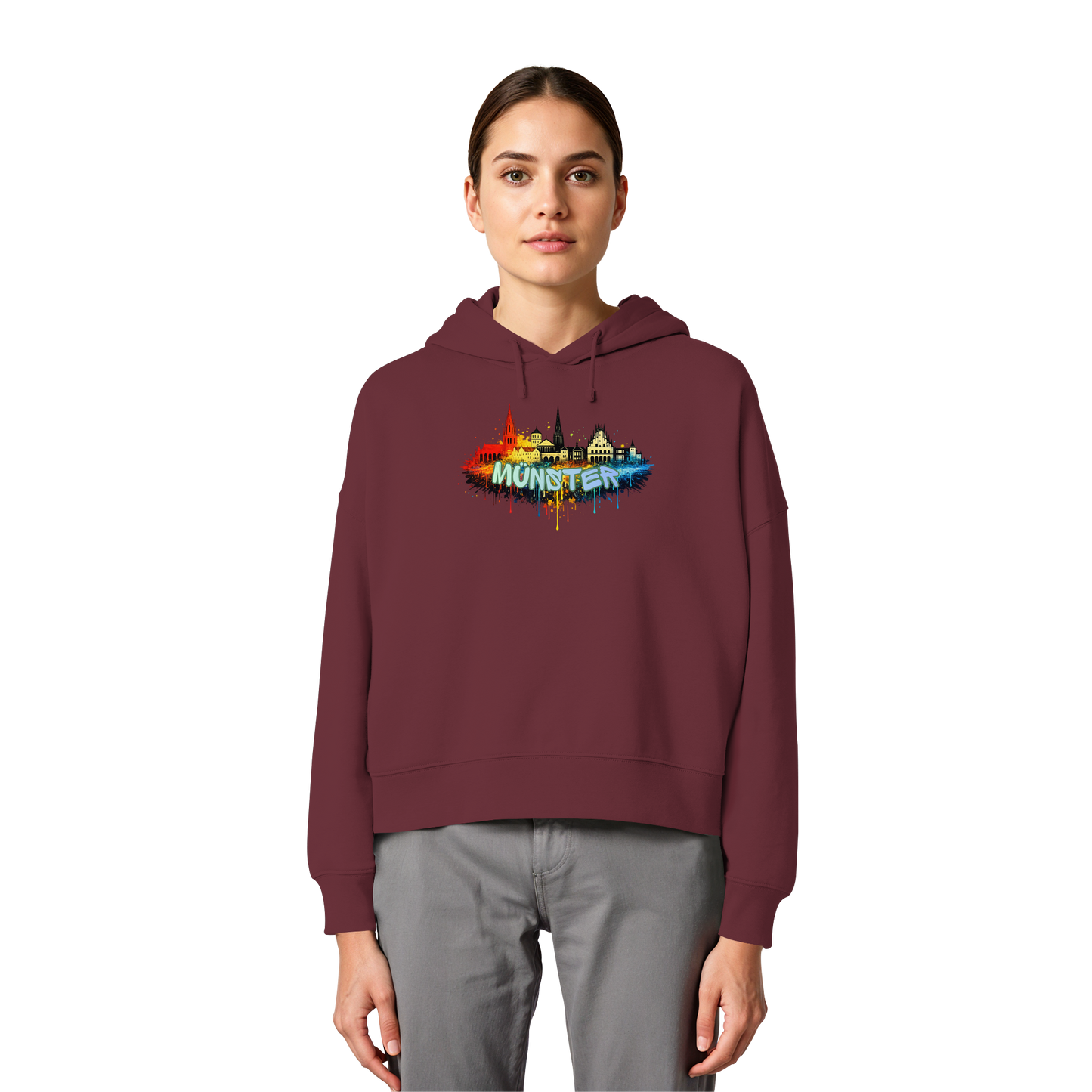 PEPPER SPRAY! - Women's Organic Boxcut Hoodie