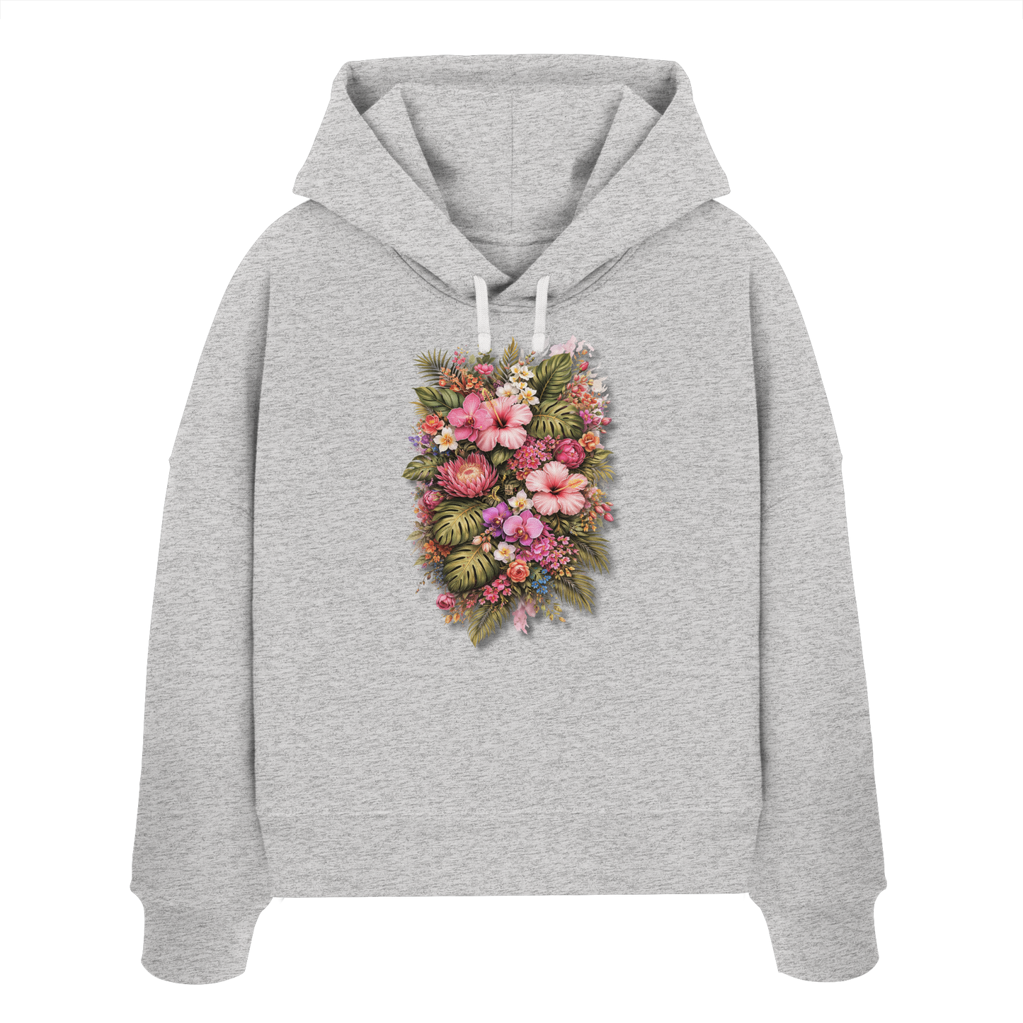 FLOWERPOWER! - Women's Organic Box Cut Hoodie
