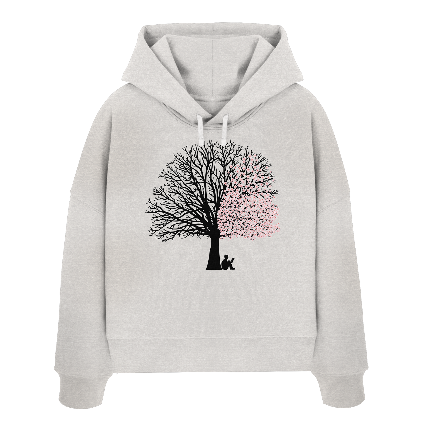 SAKURA SHADOWS! - Women's Organic Boxy Hoodie