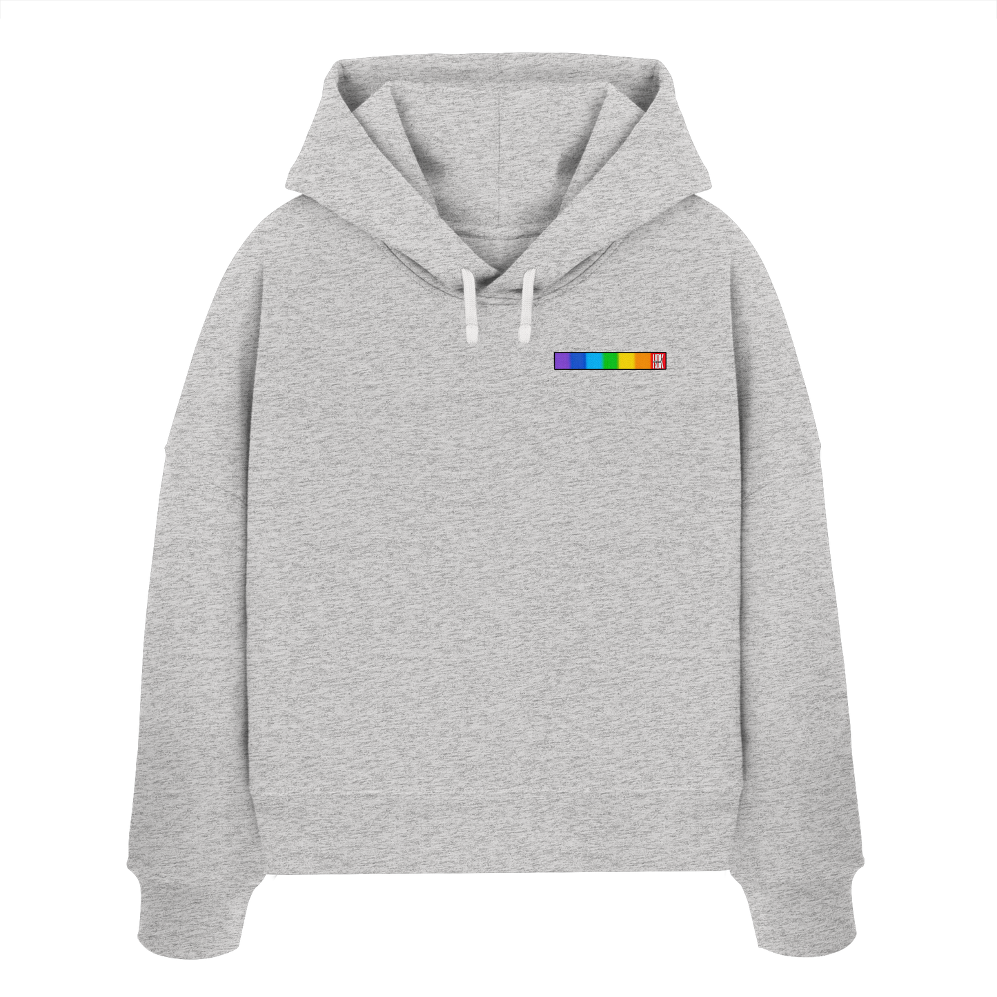 RAINBOWANDALLIES! - Womens Organic Boxcut Hoodie