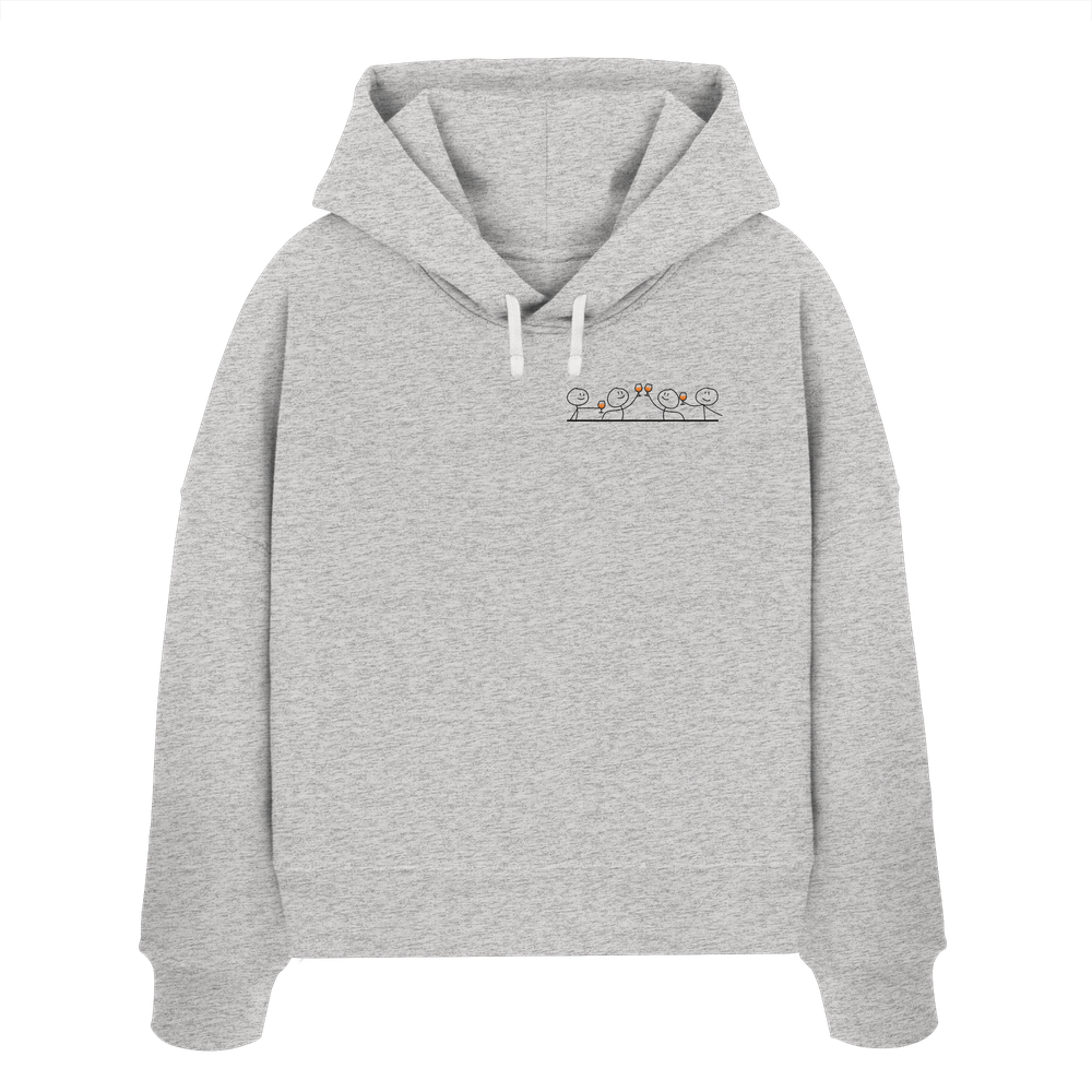 CREWLOVE! - Womens Organic Boxcut Hoodie