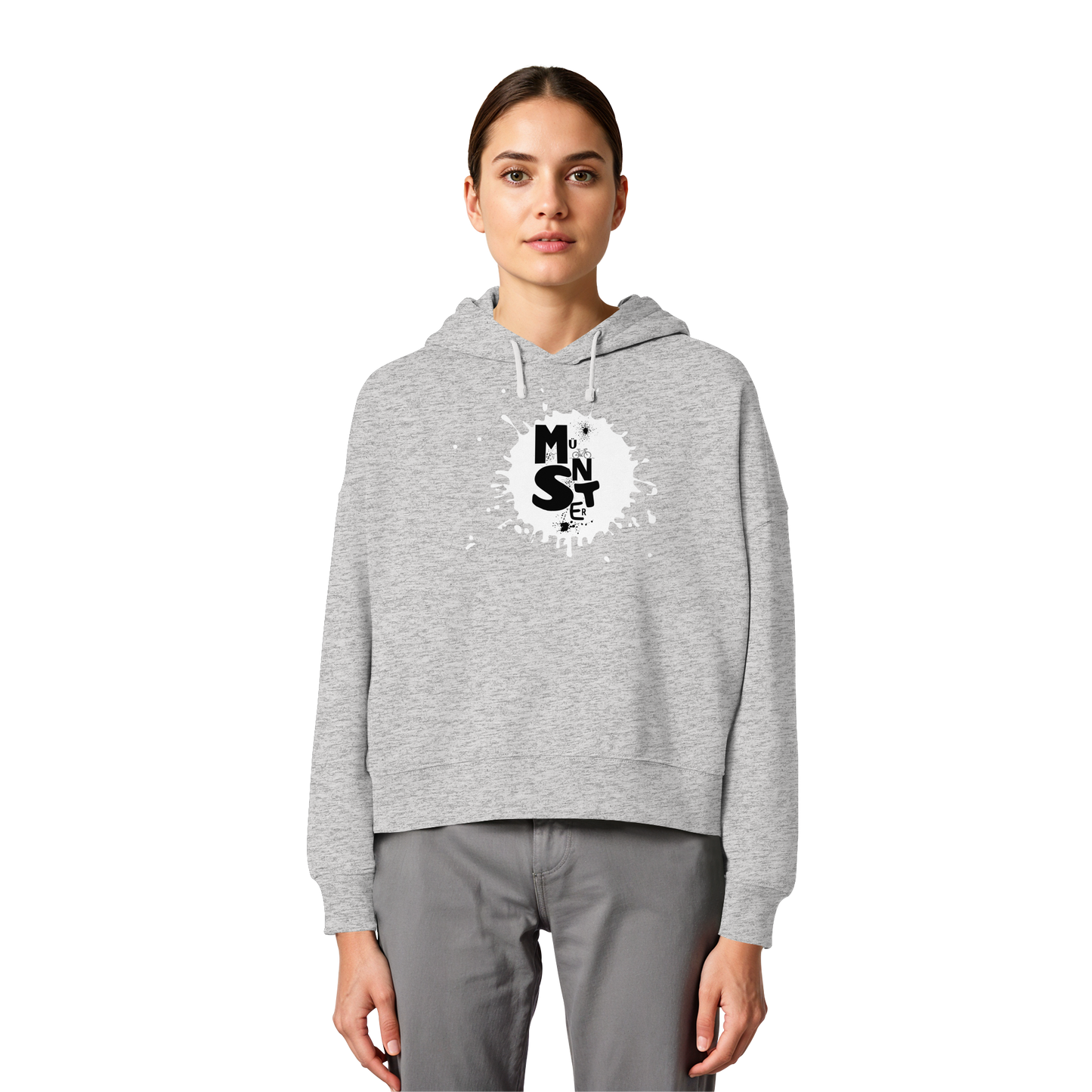 MÜNSTERFLECK! - Women's Organic Boxcut Hoodie