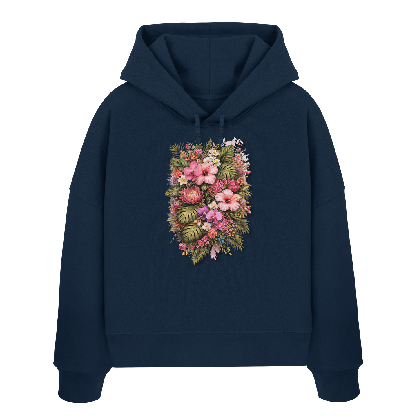 FLOWERPOWER! - Women's Organic Box Cut Hoodie