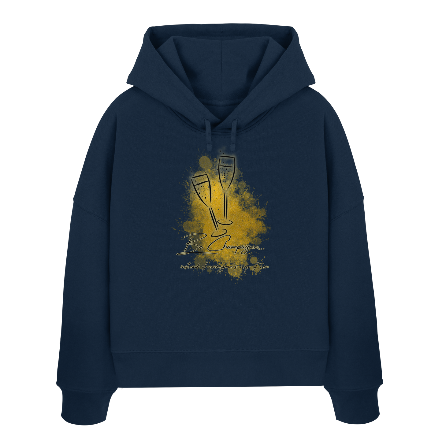 CHAMPAGNE! - Women's Organic Boxy Hoodie