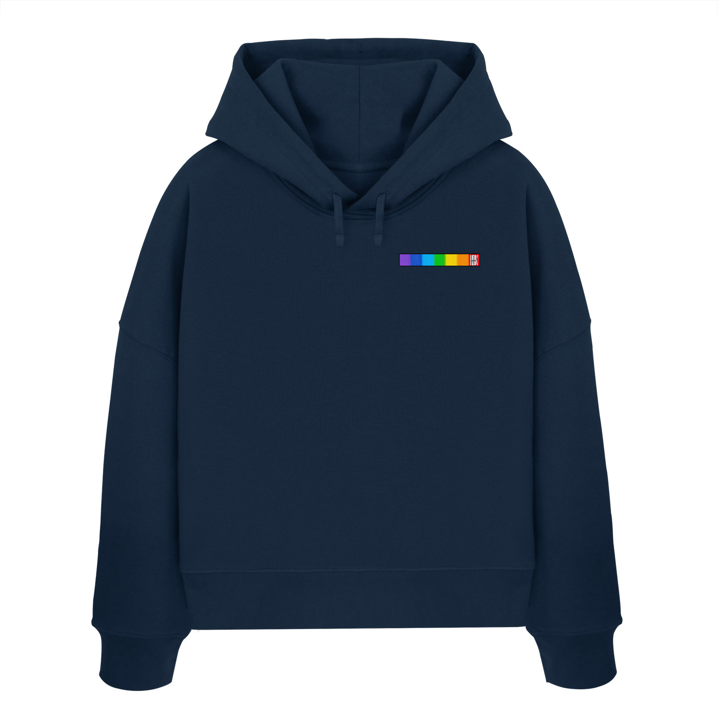 RAINBOWANDALLIES! - Womens Organic Boxcut Hoodie