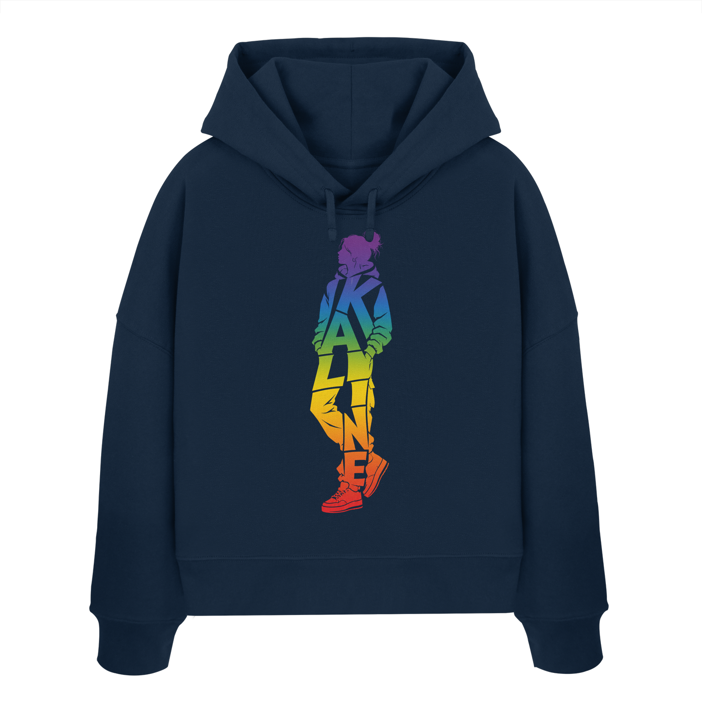 KALINE!Pride - Womens Organic Boxcut Hoodie
