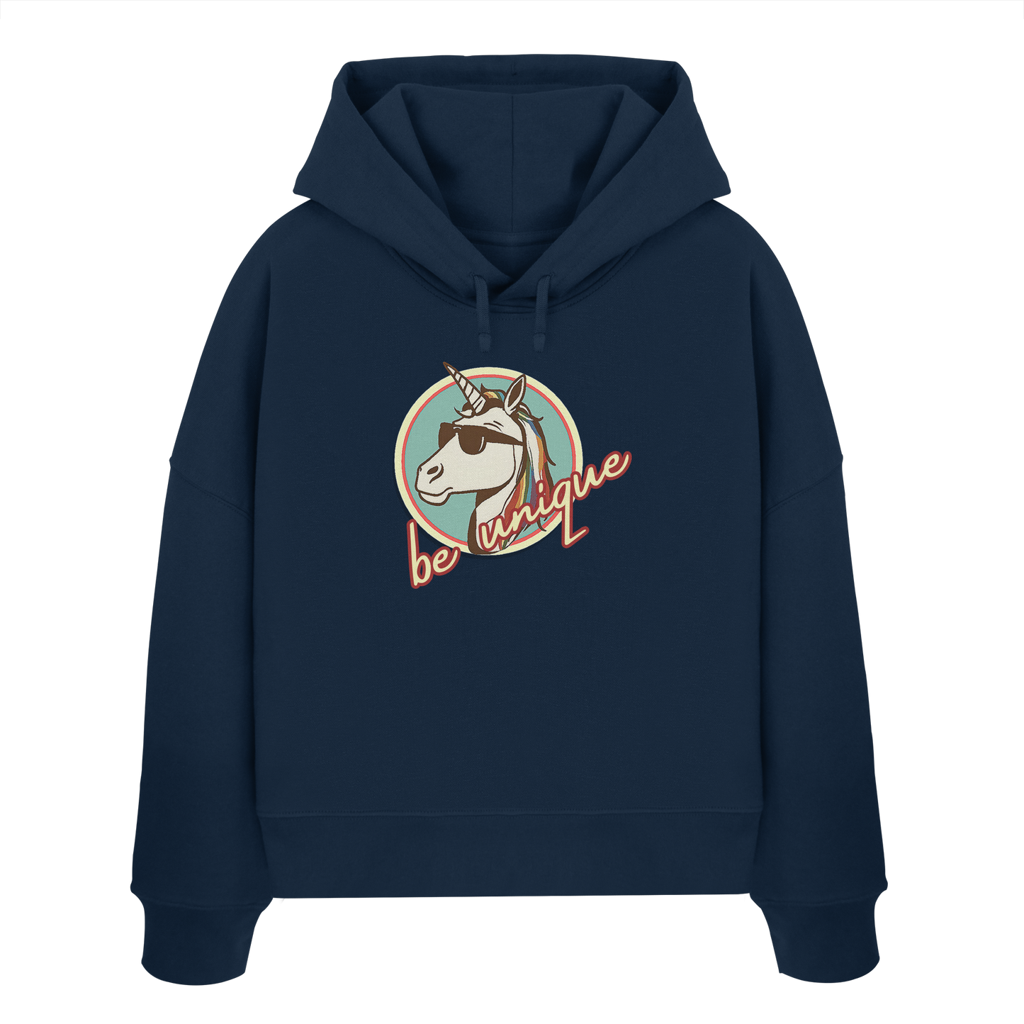 BEUNIQUE! - Womens Organic Boxcut Hoodie