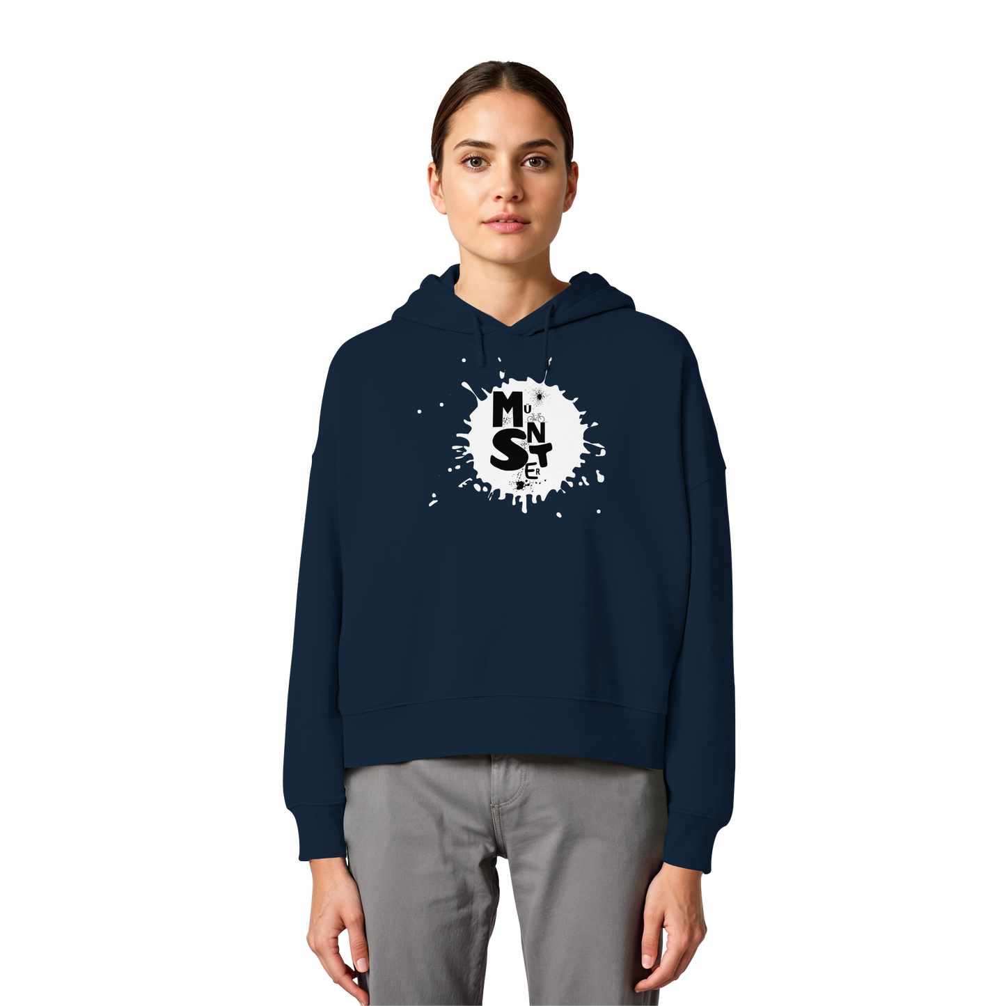 MÜNSTERFLECK! - Women's Organic Boxcut Hoodie