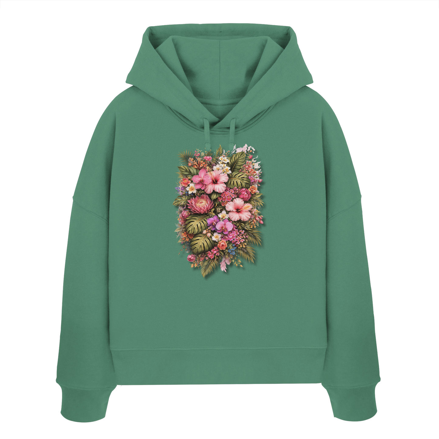 FLOWERPOWER! - Women's Organic Box Cut Hoodie