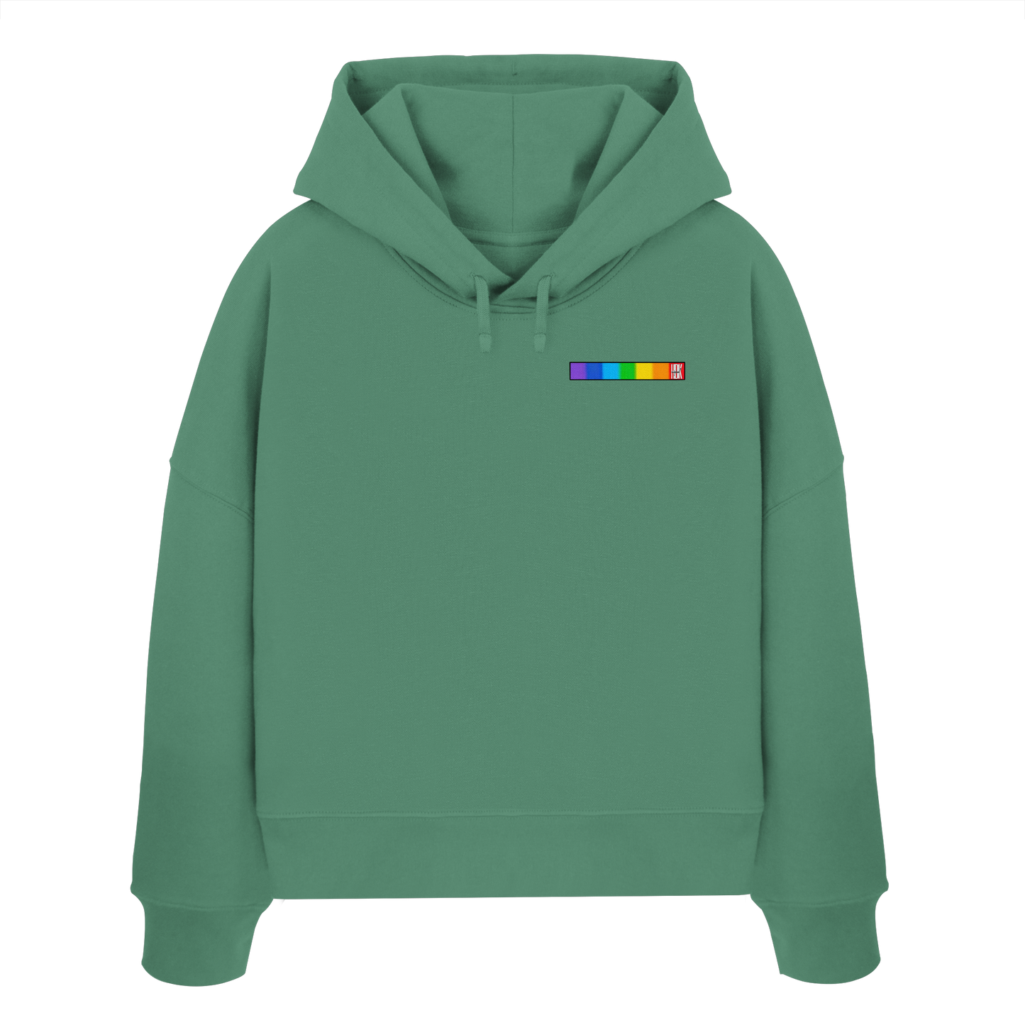 RAINBOWANDALLIES! - Womens Organic Boxcut Hoodie
