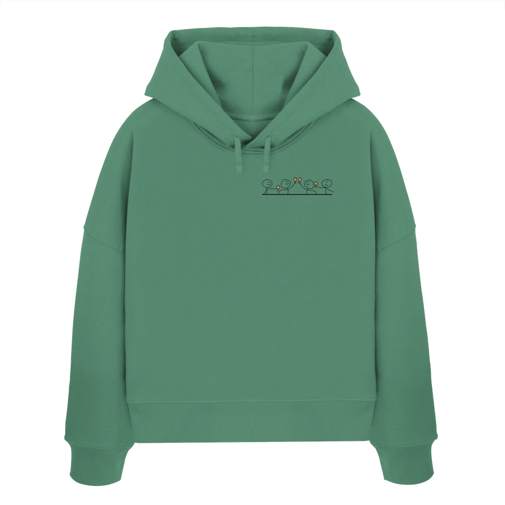 CREWLOVE! - Womens Organic Boxcut Hoodie