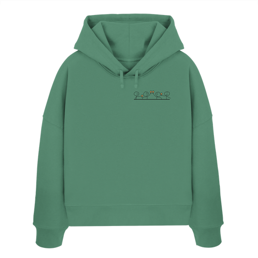CREWLOVE! - Womens Organic Boxcut Hoodie