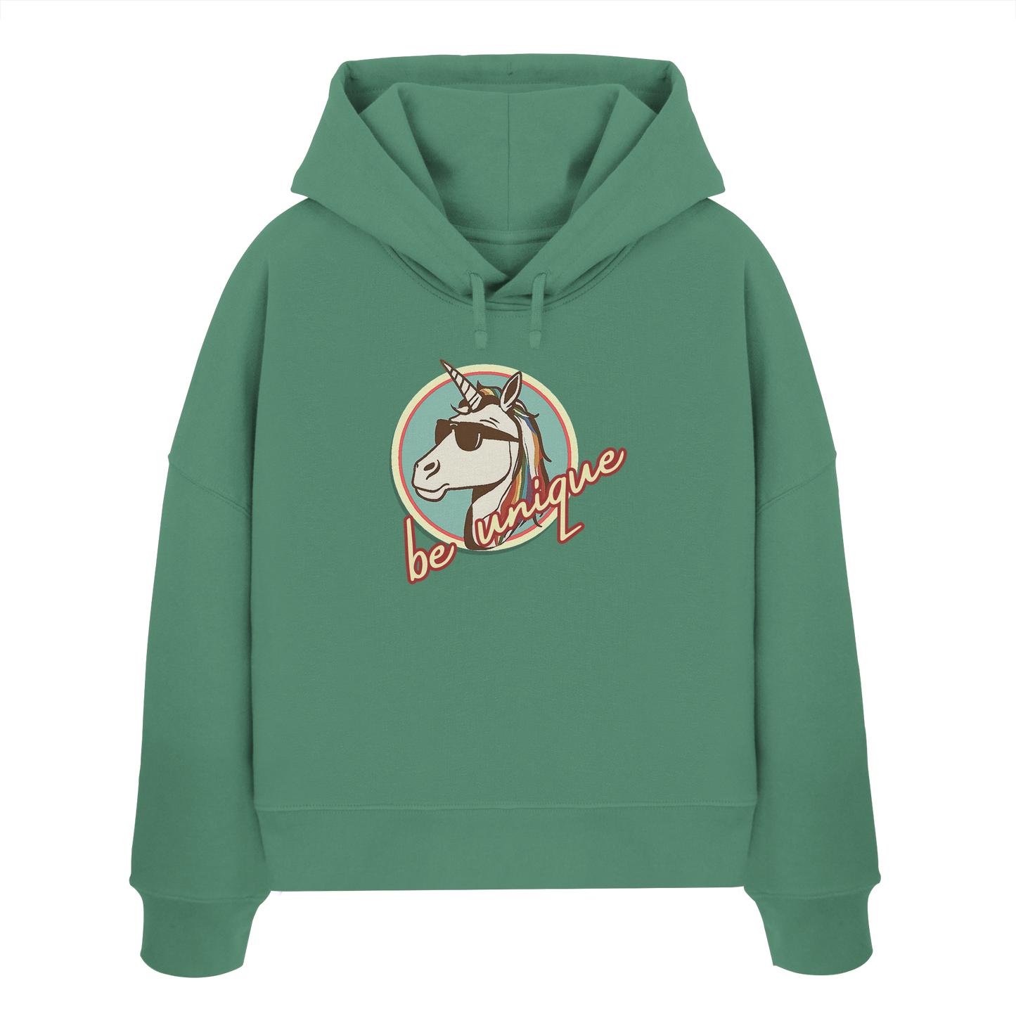 BEUNIQUE! - Womens Organic Boxcut Hoodie