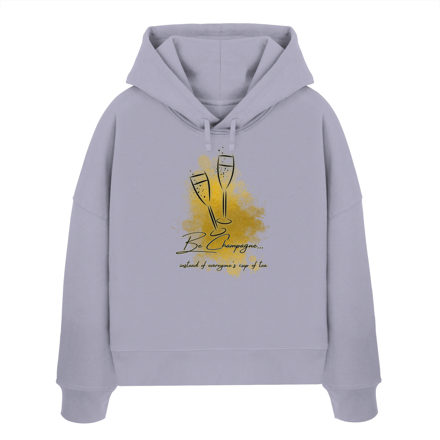 CHAMPAGNE! - Women's Organic Boxy Hoodie