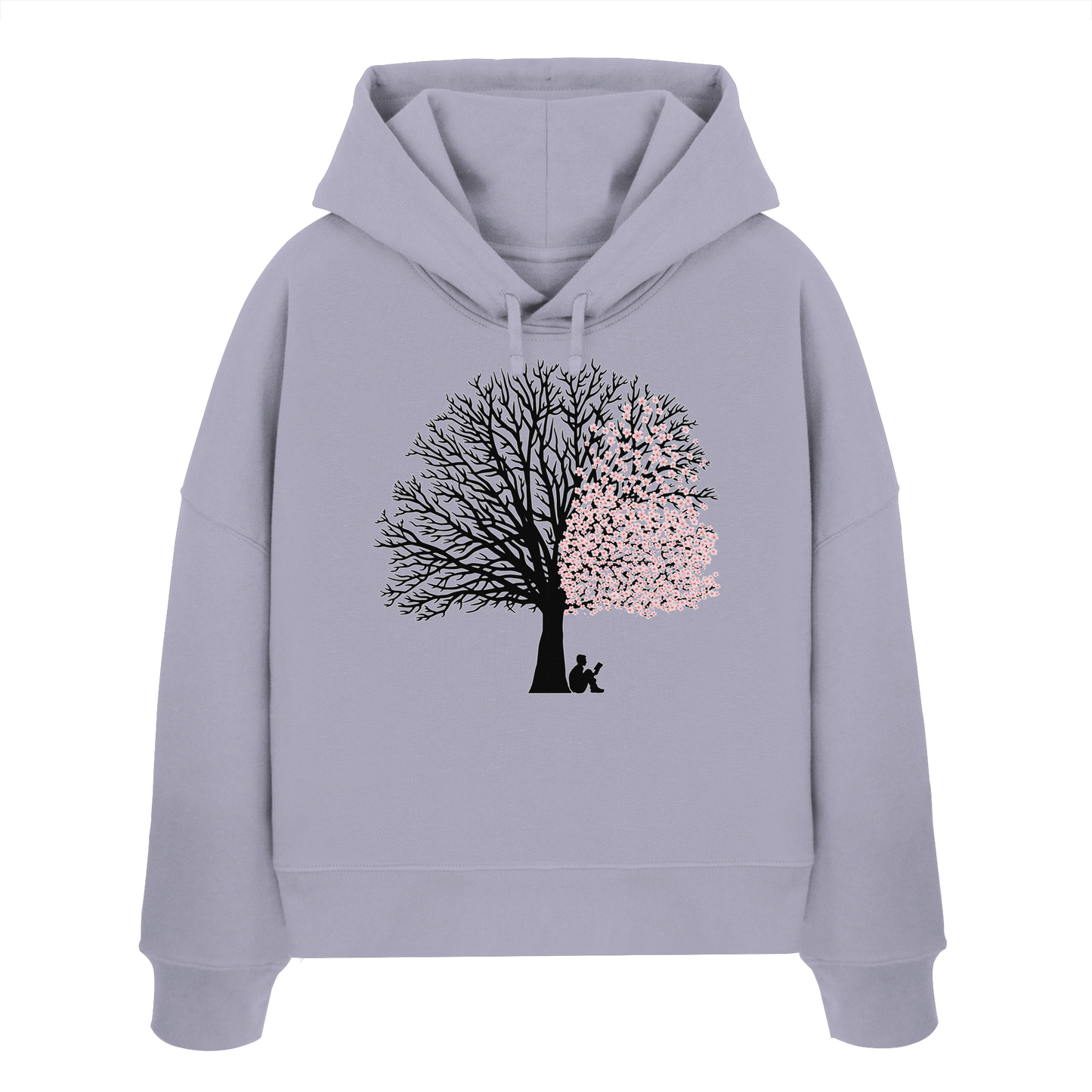 SAKURA SHADOWS! - Women's Organic Boxy Hoodie