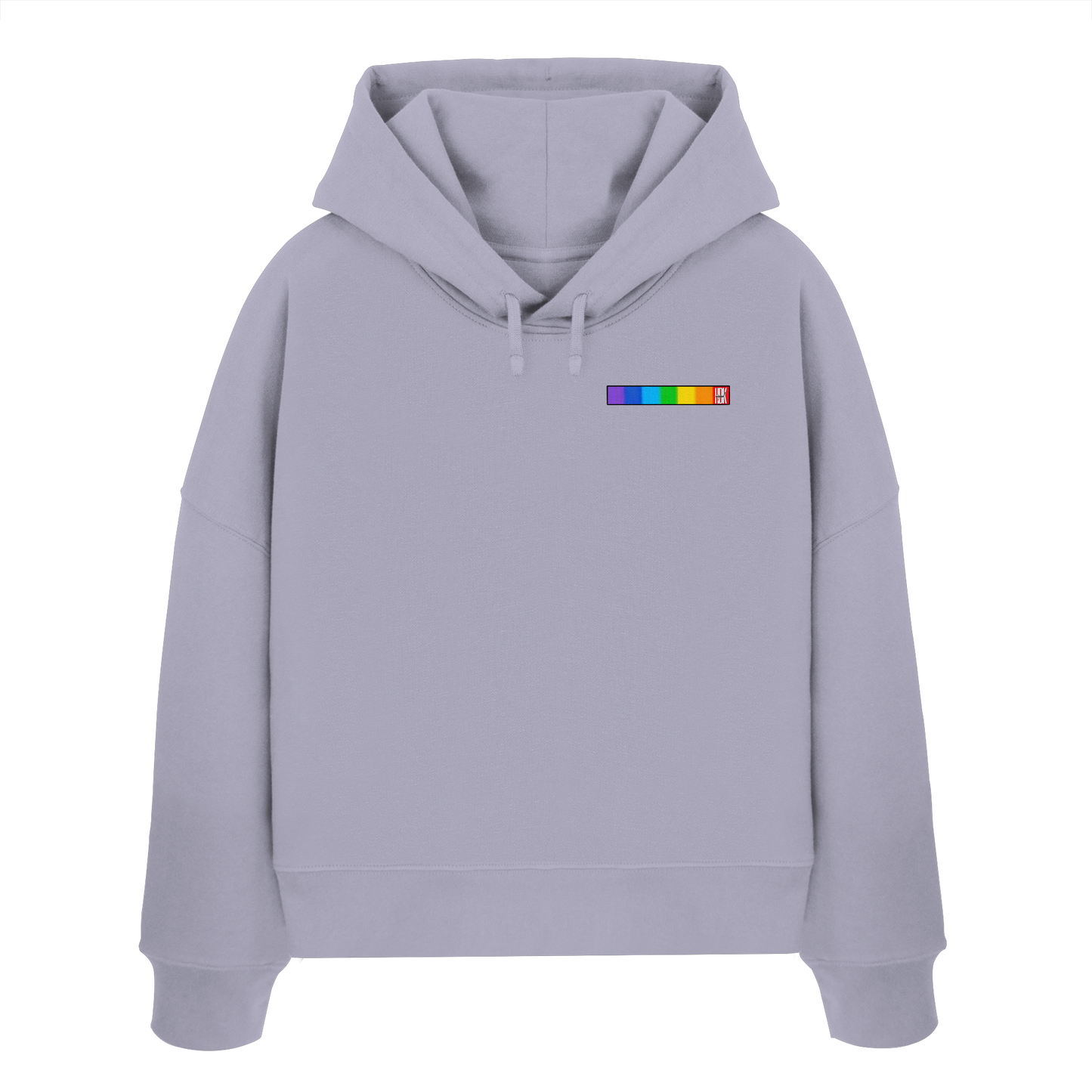 RAINBOWANDALLIES! - Womens Organic Boxcut Hoodie