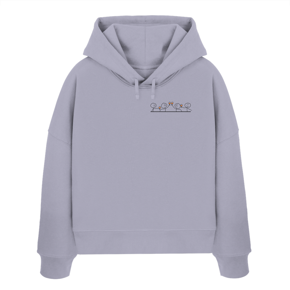 CREWLOVE! - Womens Organic Boxcut Hoodie
