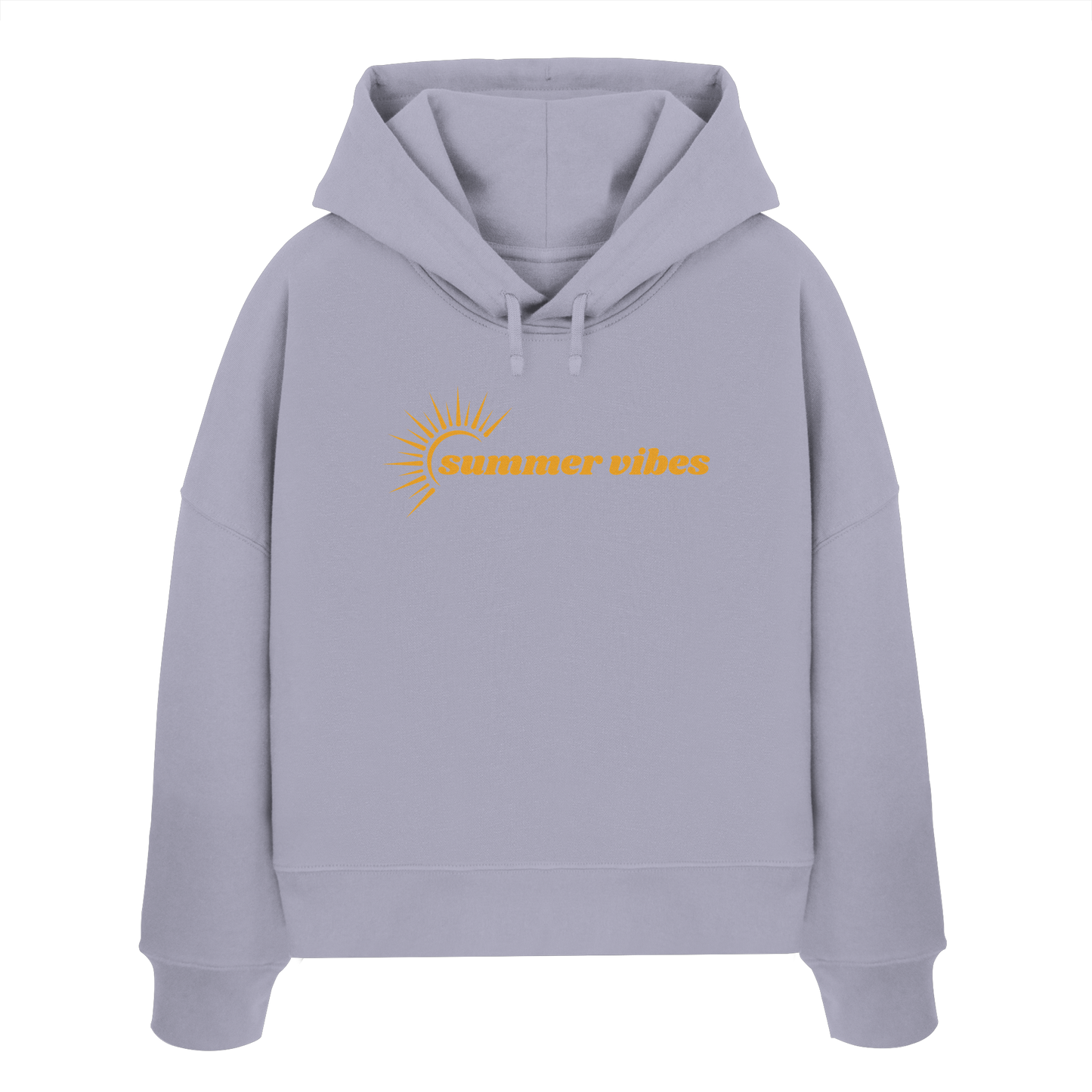SUMMERVIBES! - Womens Organic Boxcut Hoodie