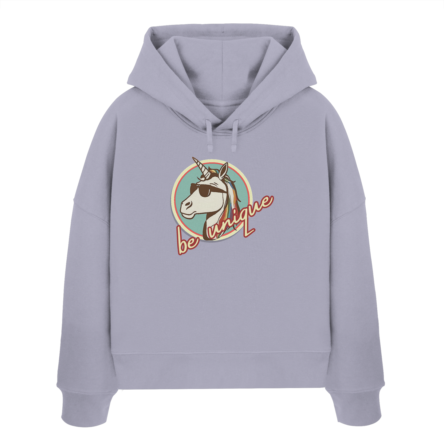 BEUNIQUE! - Womens Organic Boxcut Hoodie