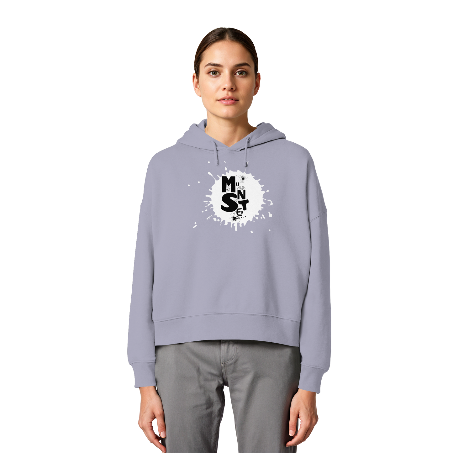 MÜNSTERFLECK! - Women's Organic Boxcut Hoodie