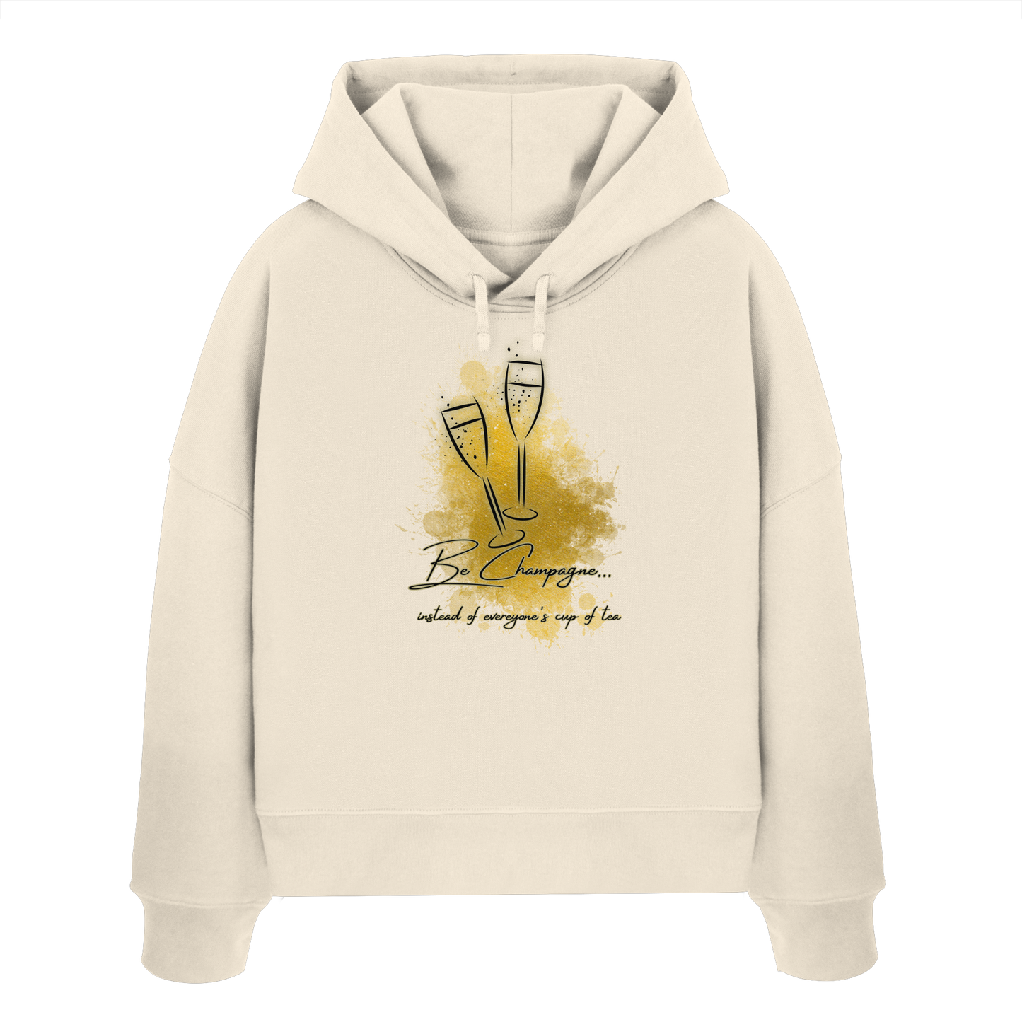 CHAMPAGNE! - Women's Organic Boxy Hoodie