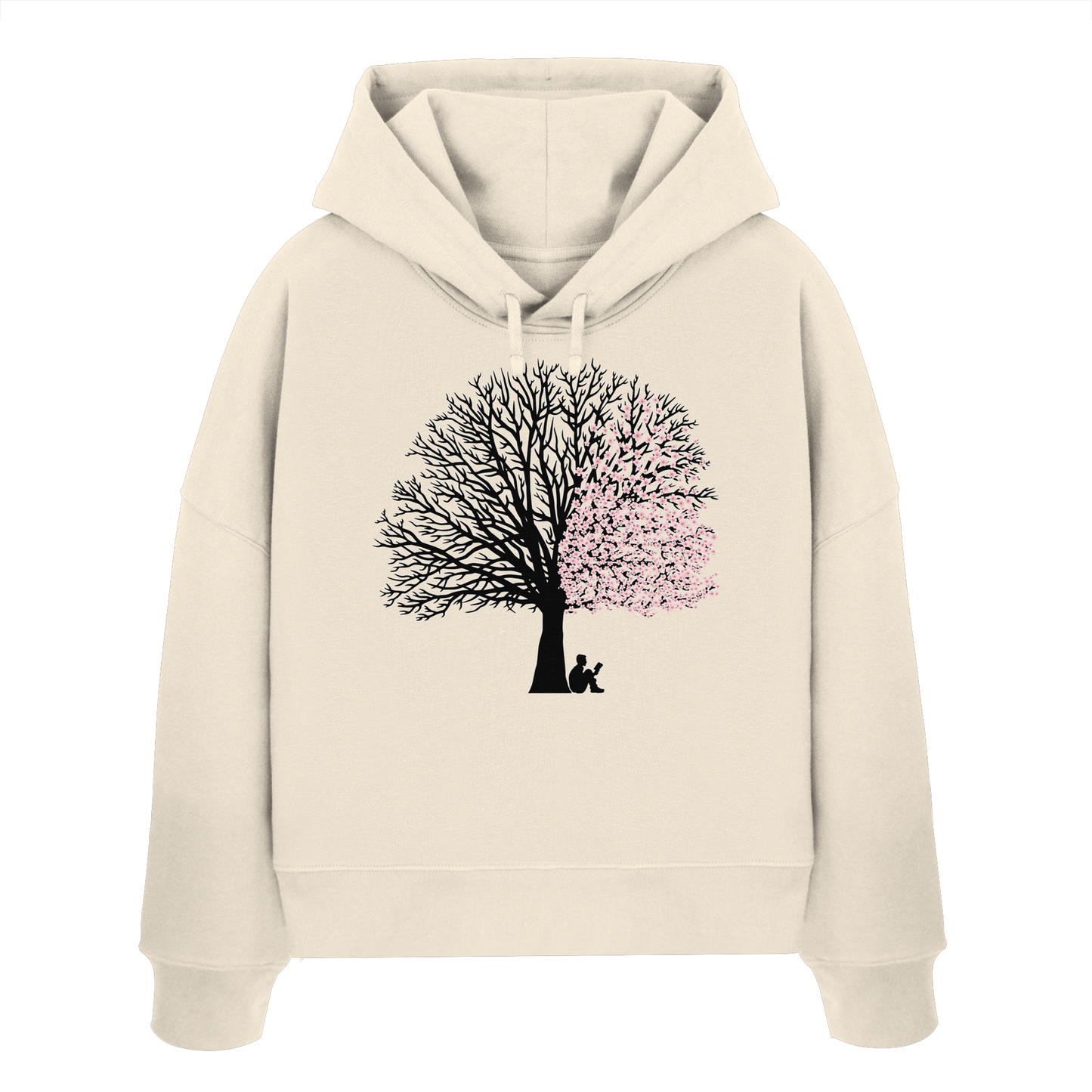 SAKURA SHADOWS! - Women's Organic Boxy Hoodie