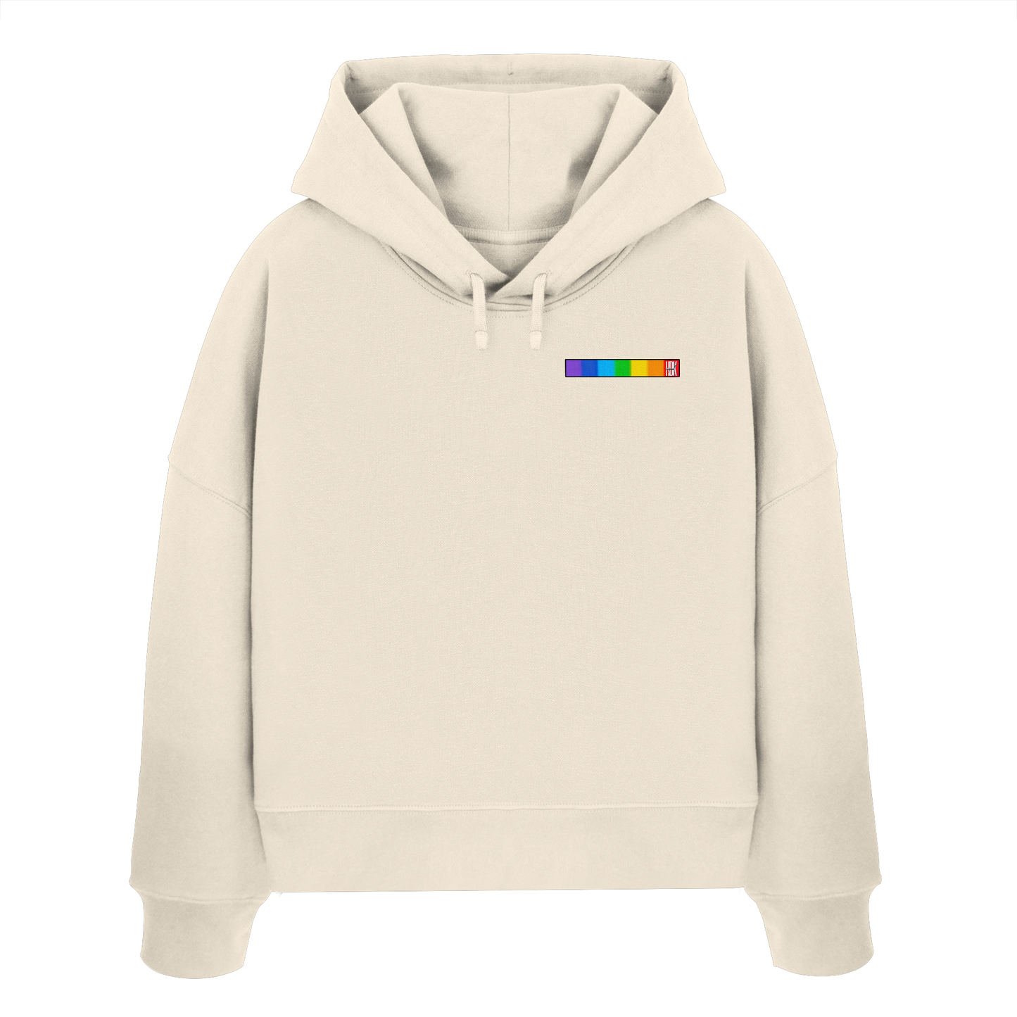 RAINBOWANDALLIES! - Womens Organic Boxcut Hoodie