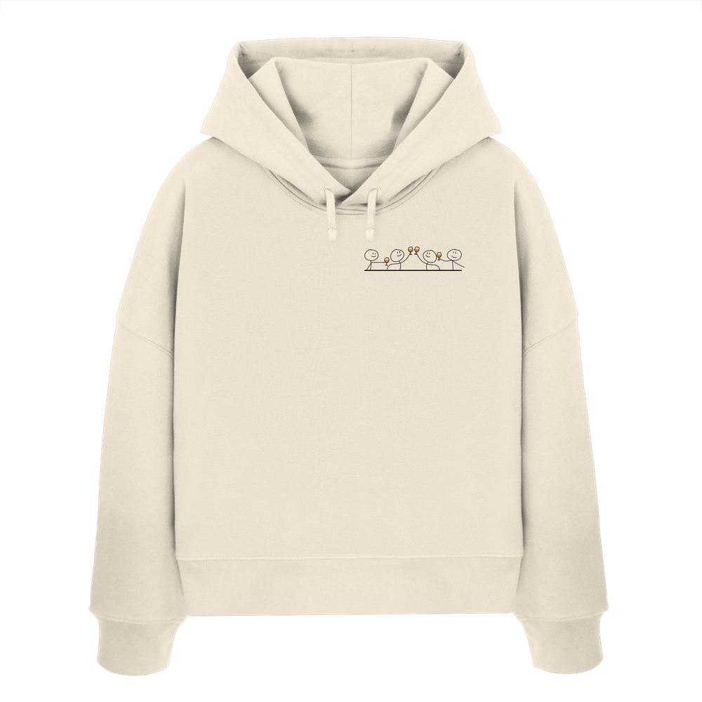 CREWLOVE! - Womens Organic Boxcut Hoodie