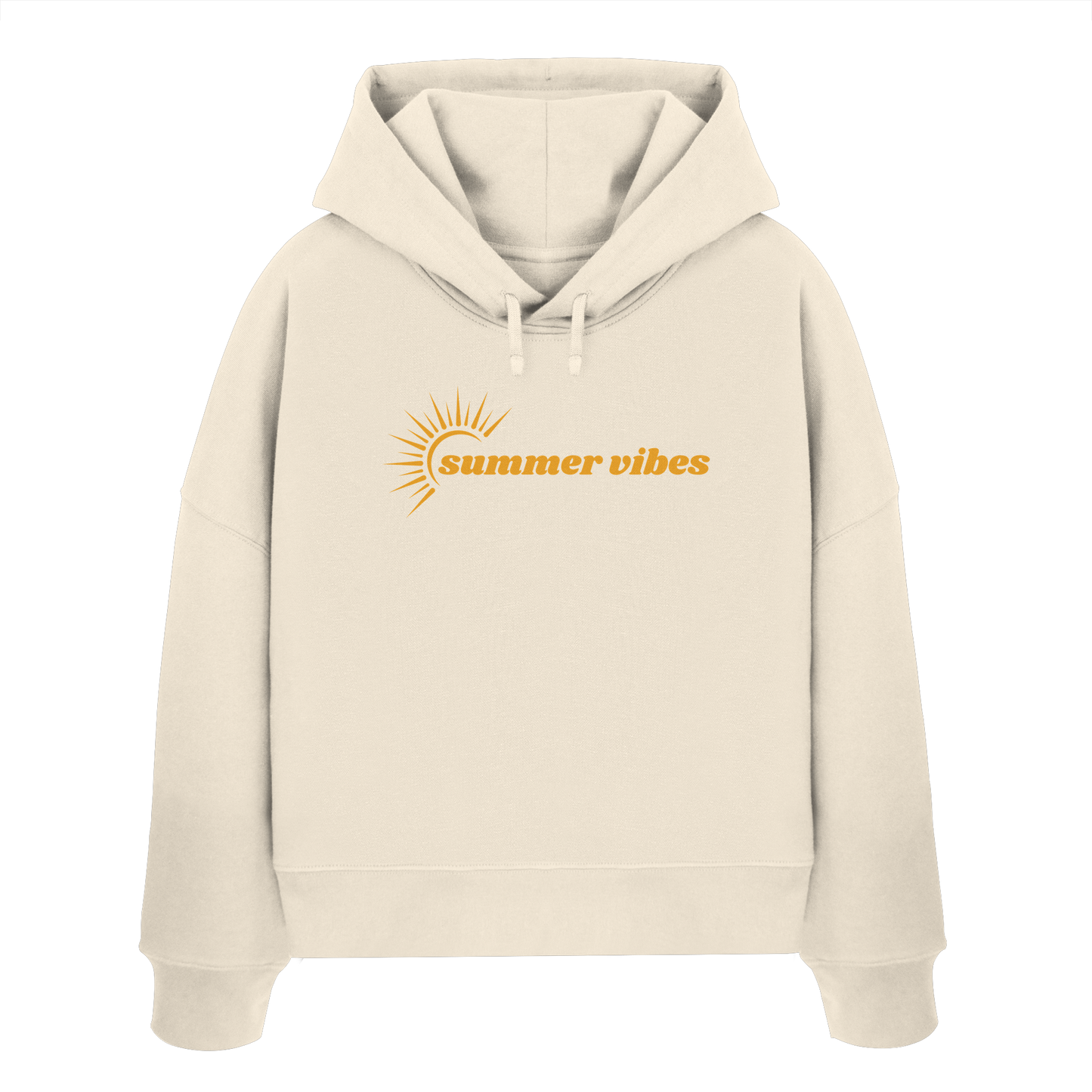 SUMMERVIBES! - Womens Organic Boxcut Hoodie