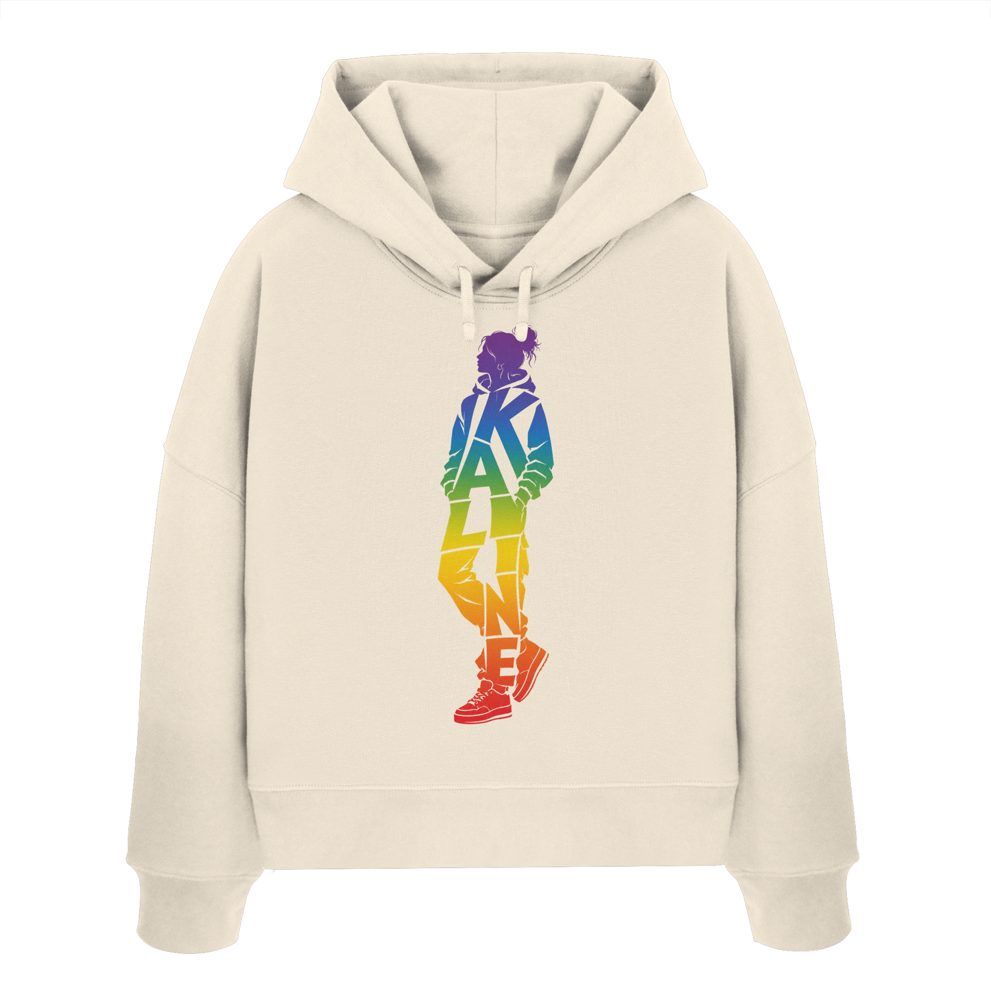 KALINE!Pride - Womens Organic Boxcut Hoodie