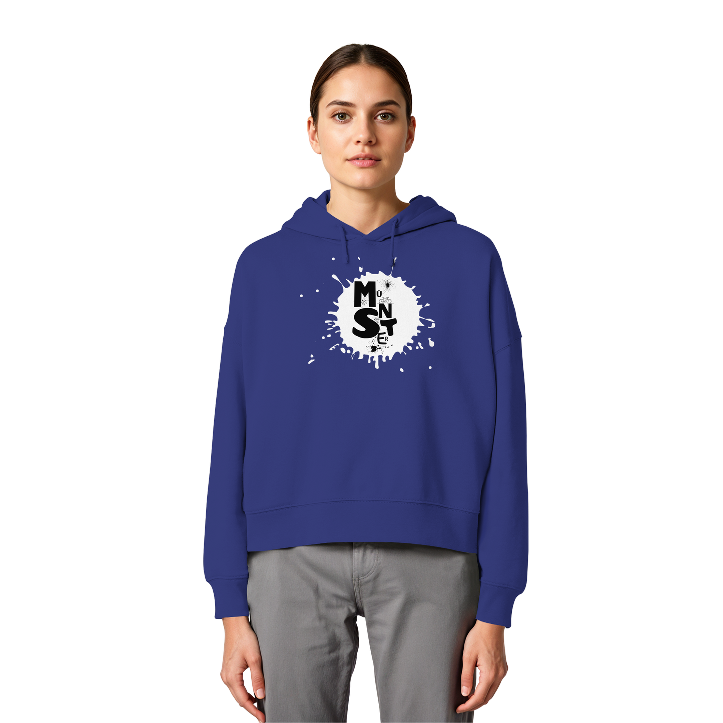 MÜNSTERFLECK! - Women's Organic Boxcut Hoodie