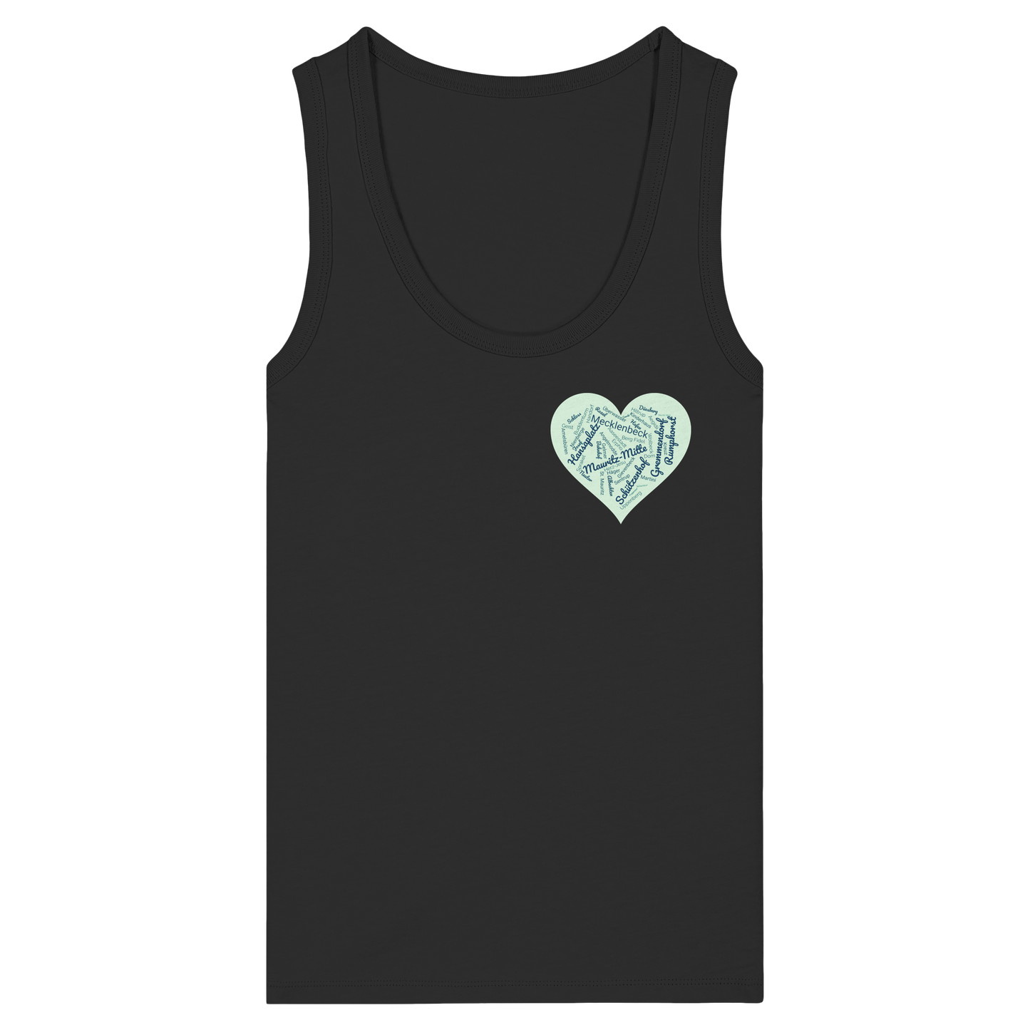 MÜNSTERHERZ! - Women's Organic Fitted Tank Top