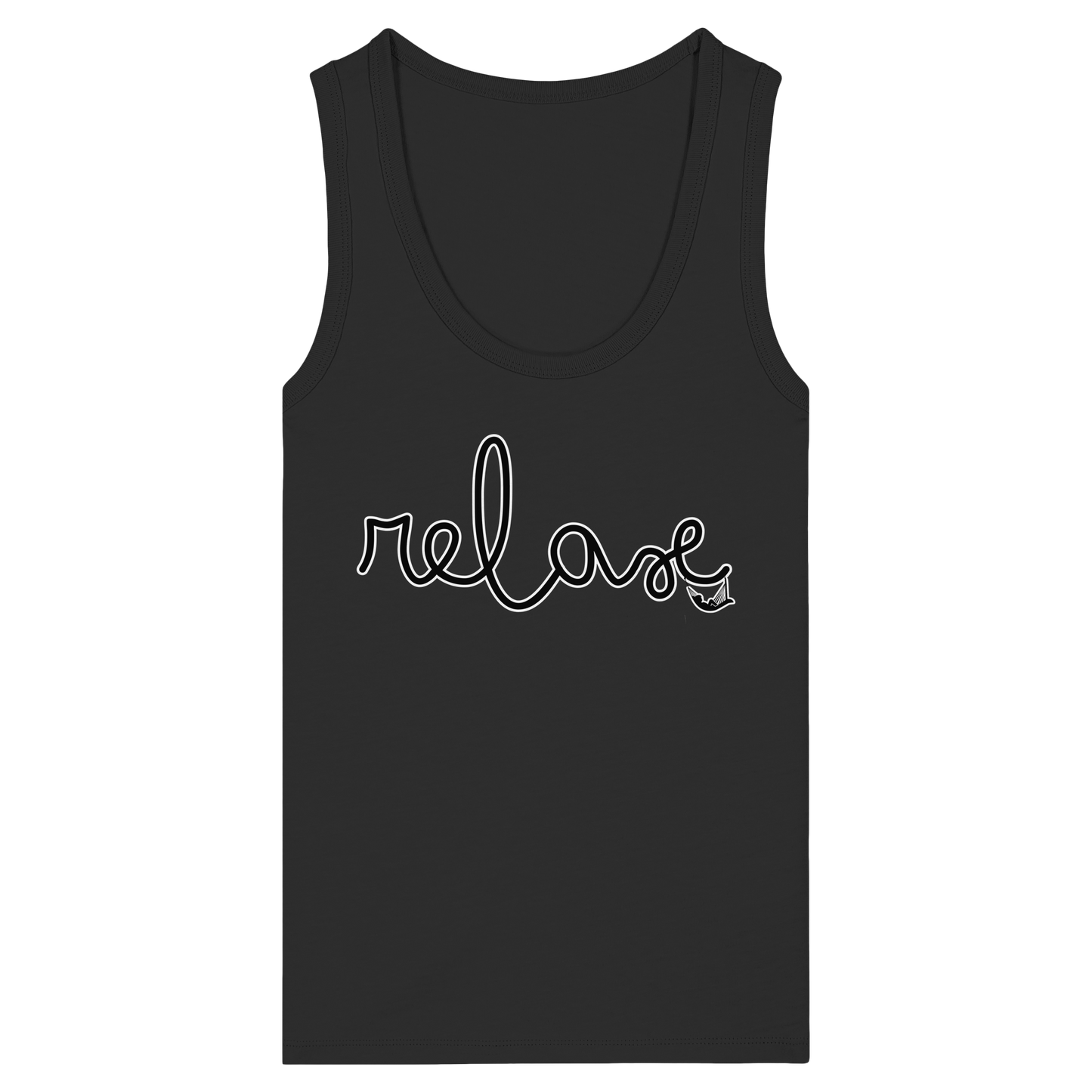 RELAX! - Women's Organic Fitted Tank Top