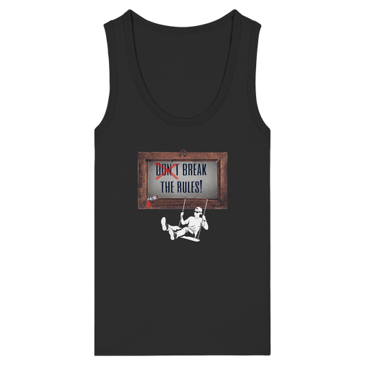 BREAKTHERULES! - Womens Organic Fitted Tank Top