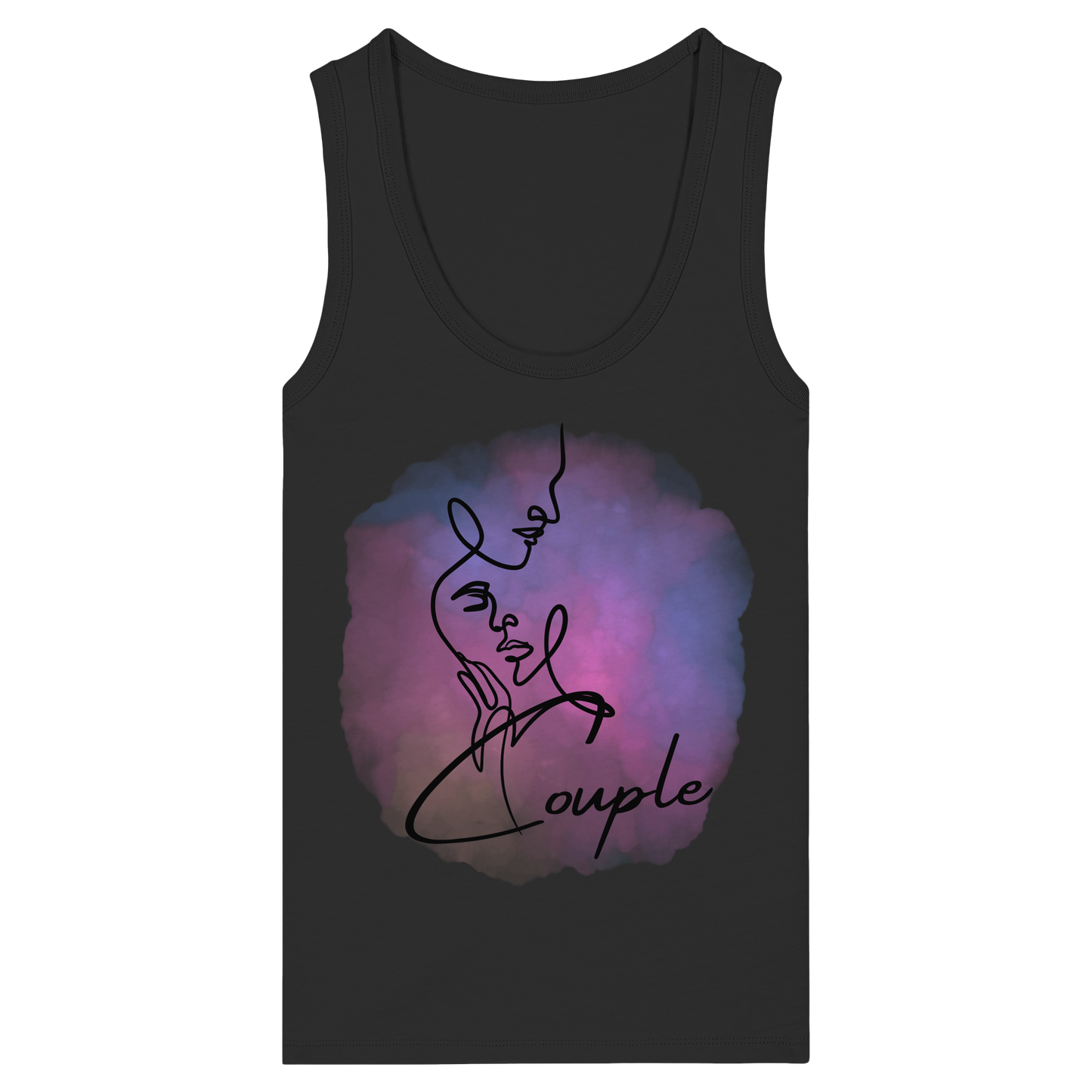 COUPLELINES! - Women's Organic Fitted Tank Top