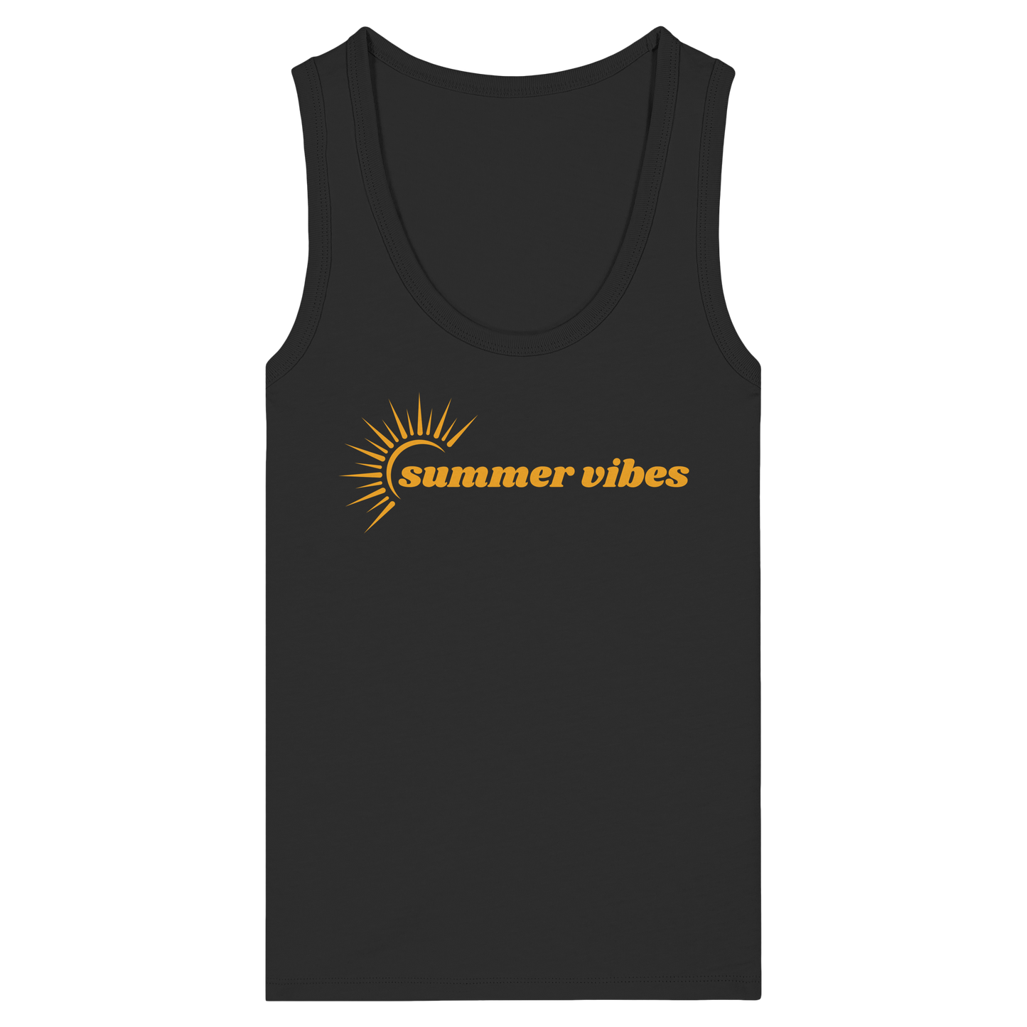 SUMMERVIBES! - Women's Organic Fitted Tank Top
