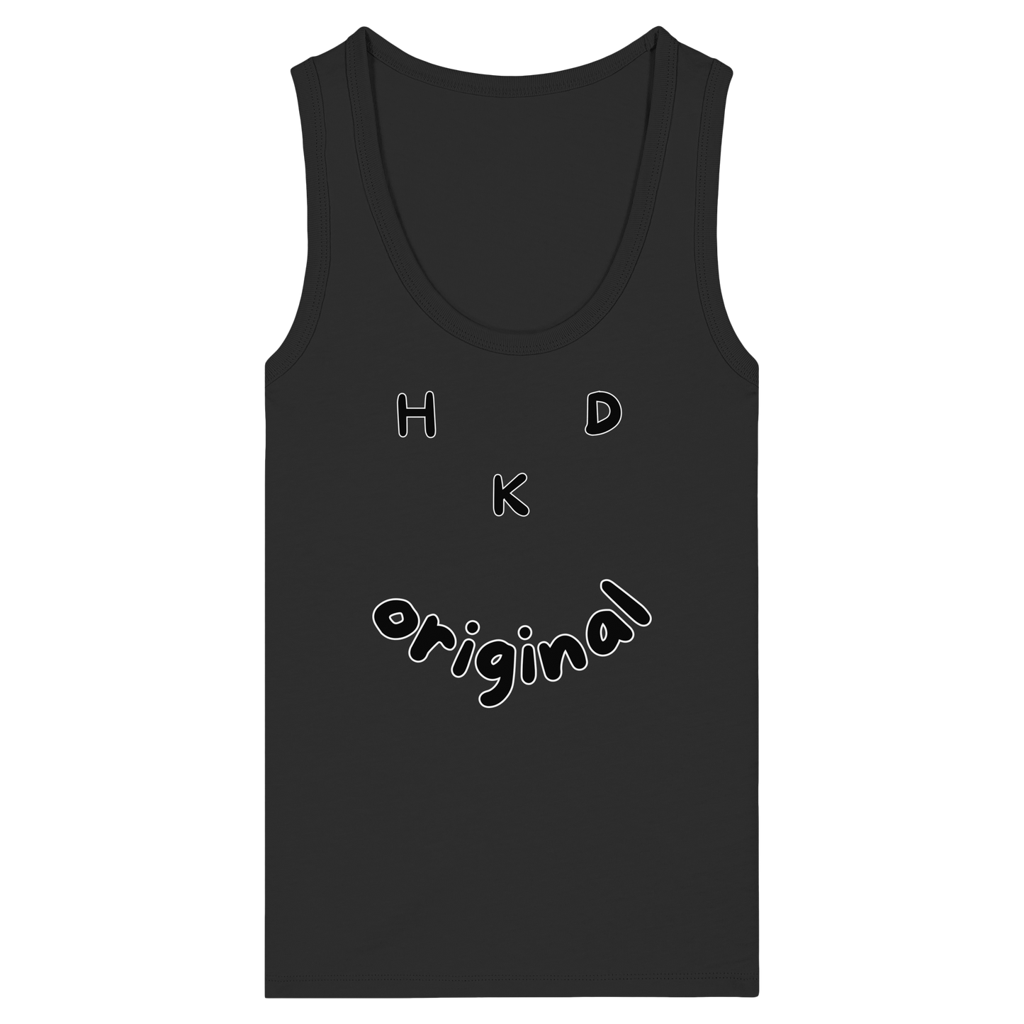 HDKORIGINALSMILE! - Women's Organic Fitted Tank Top