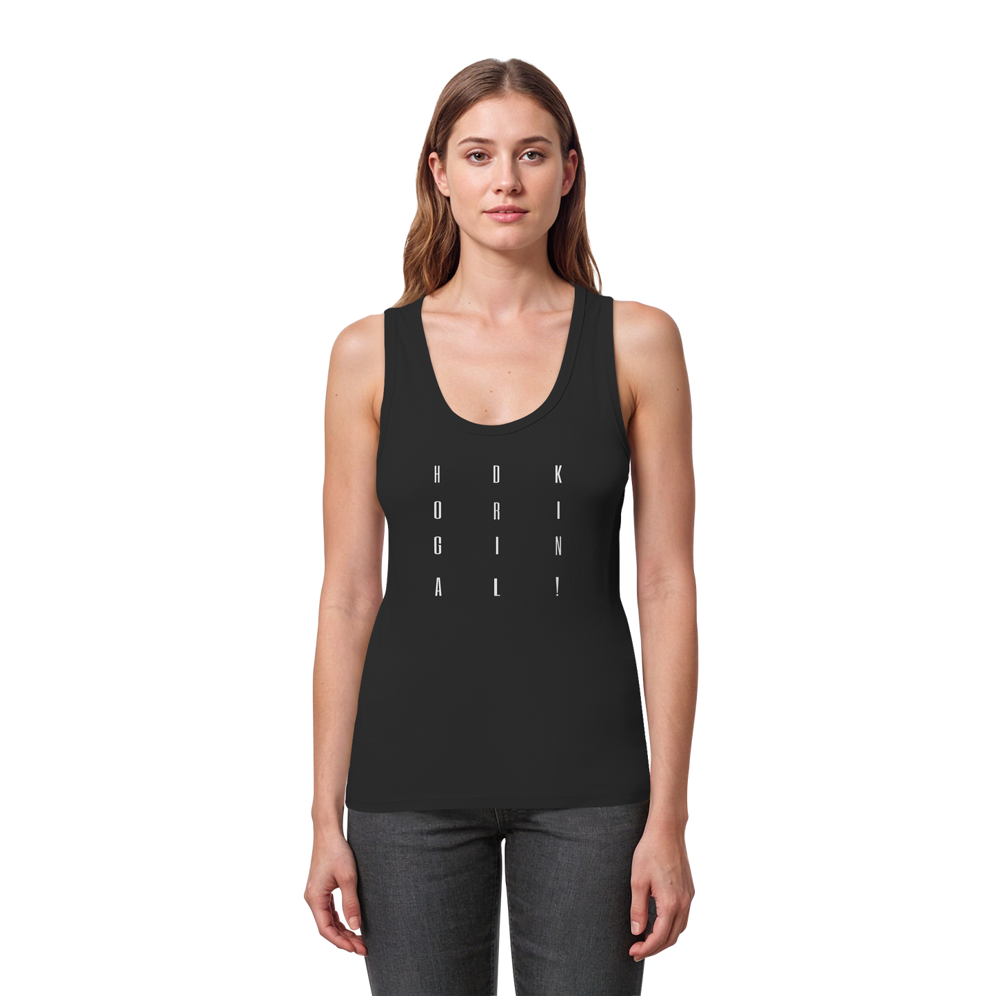 HDKORIGINALSQUARE! - Women's Organic Fitted Tank Top