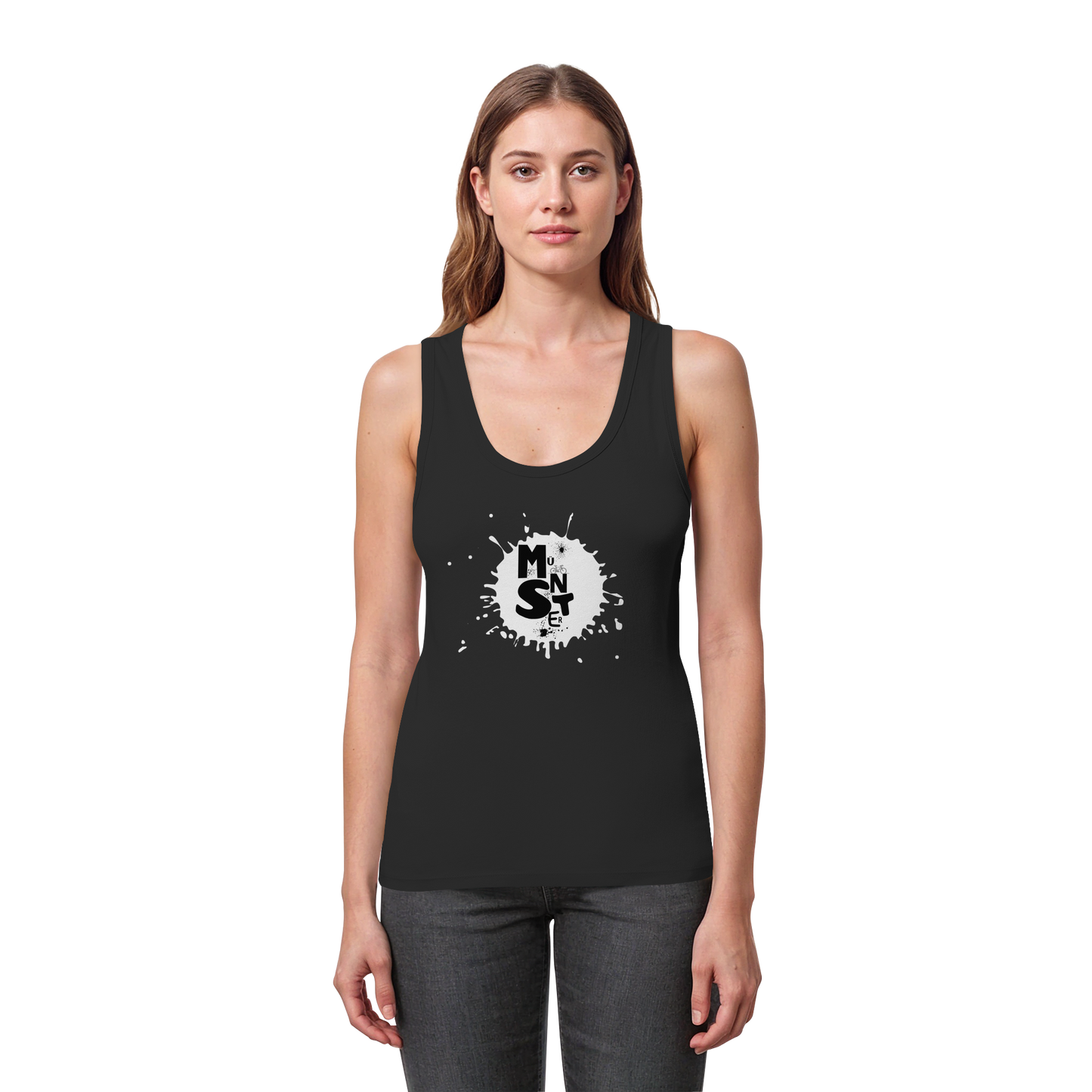 MÜNSTERFLECK! - Women's Organic Fitted Tank Top