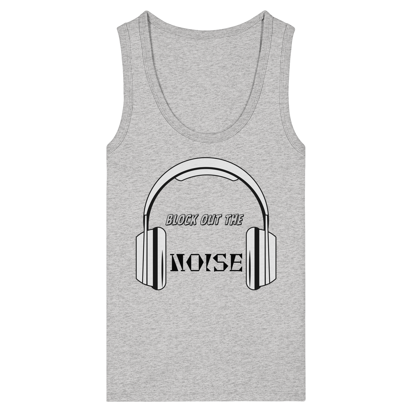 BLOCKOUTTHENOISE! - Women's Organic Fitted Tank Top