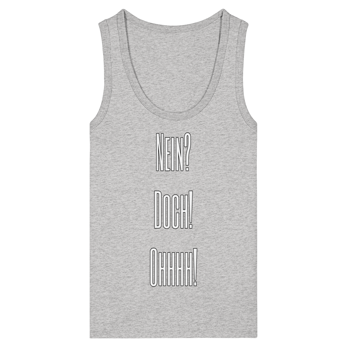 NO? YES! OHHHH! - Women's Organic Fitted Tank Top