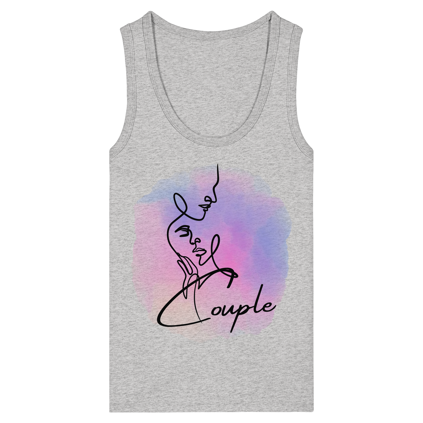 COUPLELINES! - Women's Organic Fitted Tank Top